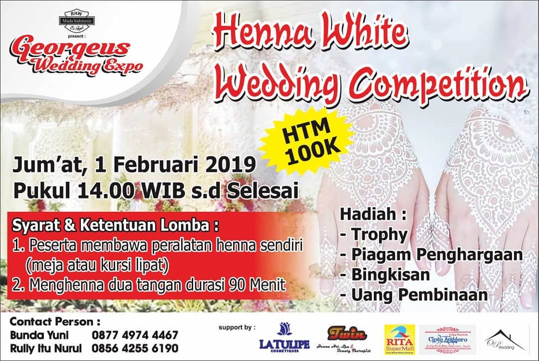 EVENT TEGAL - HENNA WHITE WEDDING COMPETITION